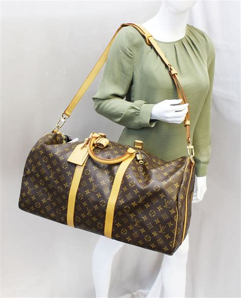 lv keepall 55 bandouliere|keepall bag.